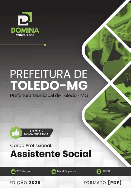 Apostila Assistente Social Toledo MG 2025