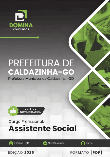 Apostila Assistente Social Caldazinha GO 2025