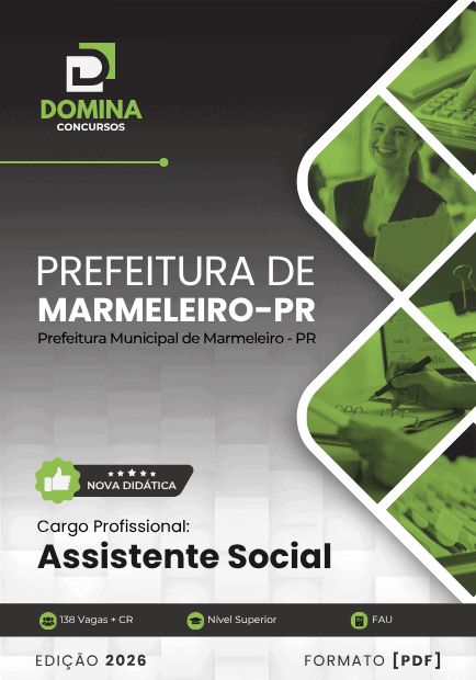 Apostila Assistente Social Marmeleiro PR 2026