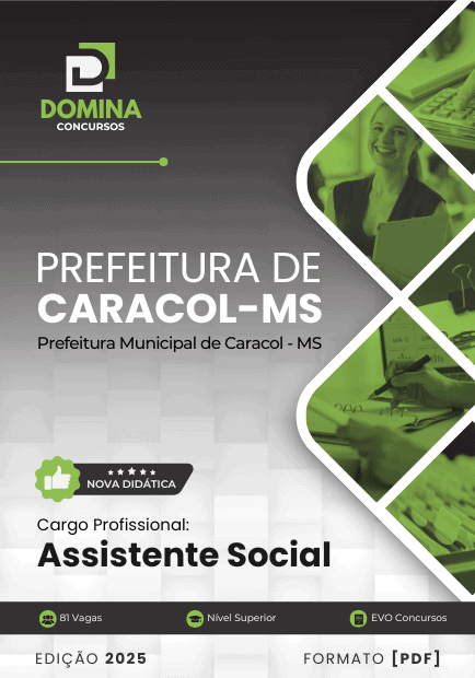 Apostila Assistente Social Caracol MS 2025