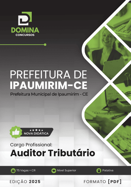 Apostila Auditor Tributário Ipaumirim CE 2025