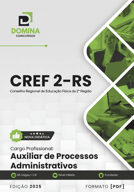 Apostila Auxiliar de Processos Administrativos CREF 2 RS 2025