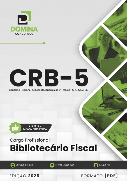 Apostila Bibliotecário Fiscal CRB-5 BA-SE 2025