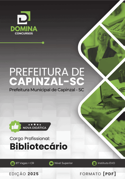 Apostila Bibliotecário Capinzal SC 2025
