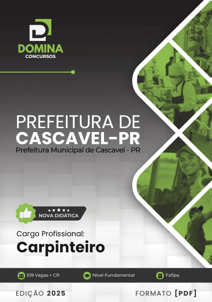 Apostila Carpinteiro Cascavel PR 2025
