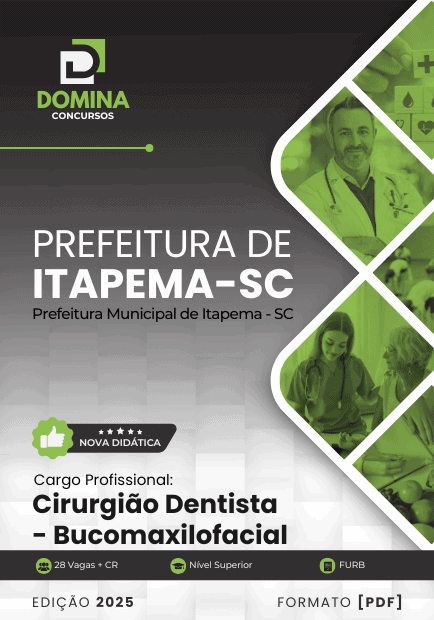 Apostila Cirurgião Dentista Bucomaxilofacial Itapema SC 2025