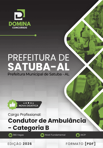 Apostila Condutor de Ambulância B Satuba AL 2026