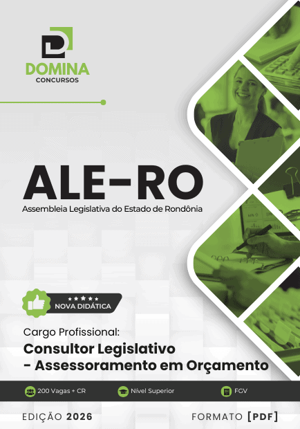 Apostila Consultor Legislativo Assessoramento em Orçamento ALE RO 2026