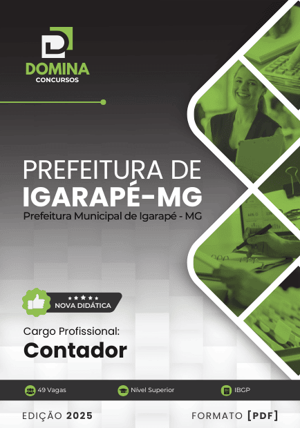 Apostila Contador Igarapé MG 2025