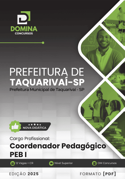 Apostila Coordenador Pedagógico Taquarivaí SP 2025