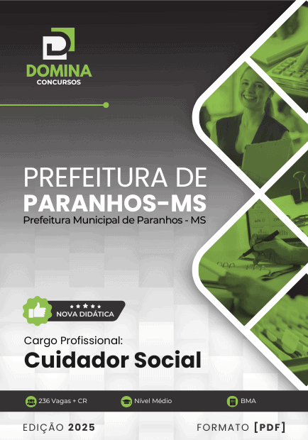 Apostila Cuidador Social Paranhos MS 2025