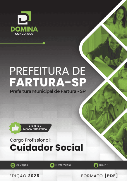 Apostila Cuidador Social Fartura SP 2025