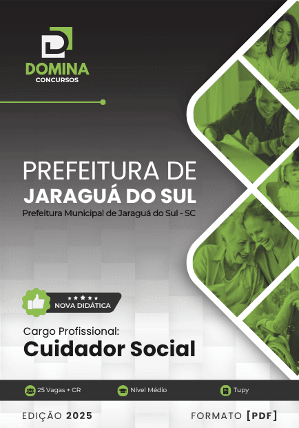 Apostila Jaraguá do Sul SC Cuidador Social 2025