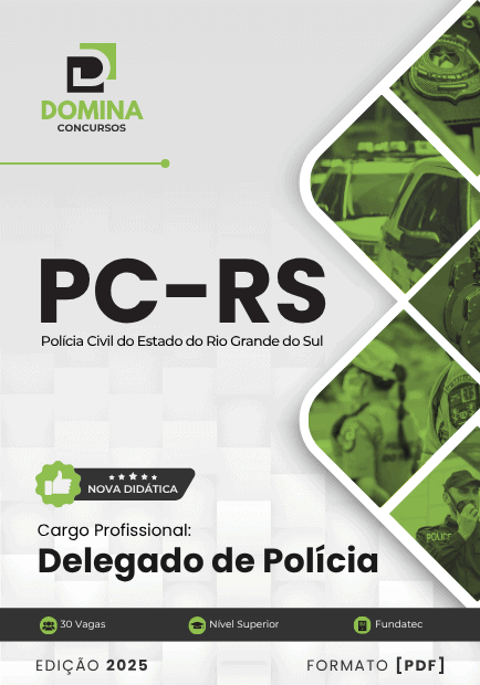 Apostila Delegado de Polícia PC RS 2025