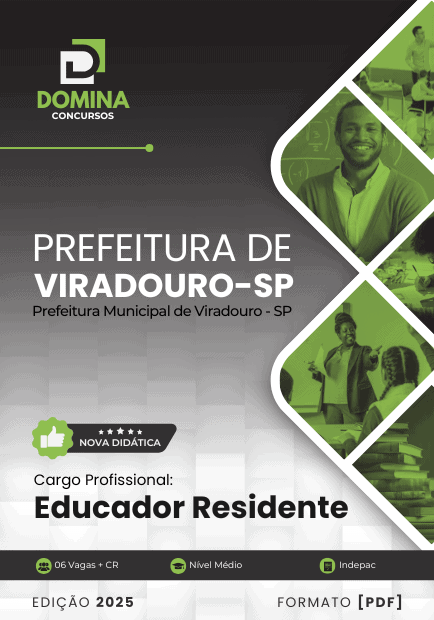 Apostila Educador Residente Viradouro SP 2025