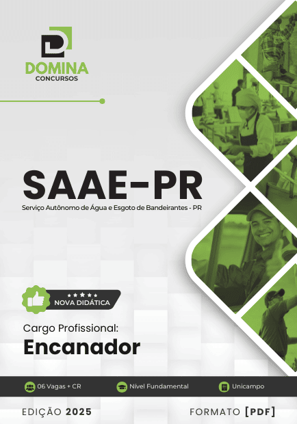 Apostila Encanador SAAE Bandeirantes PR 2025