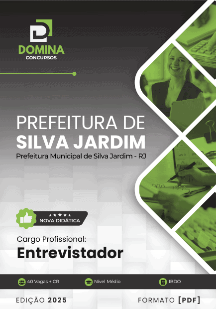 Apostila Entrevistador Silva Jardim RJ 2025