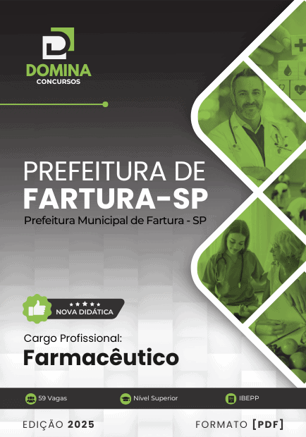 Apostila Farmacêutico Fartura SP 2025