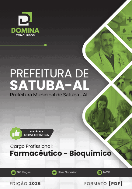 Apostila Farmacêutico Bioquímico Satuba AL 2026