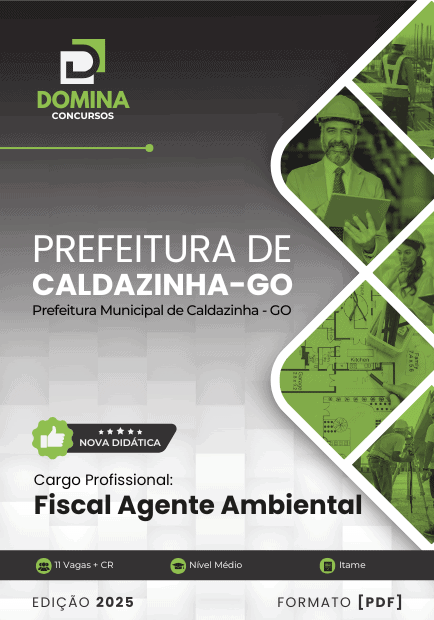Apostila Executor Administrativo Caldazinha GO 2025