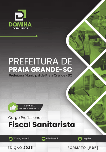 Apostila Fiscal Sanitarista Praia Grande SC 2025