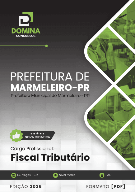 Apostila Fiscal Tributário Marmeleiro PR 2026