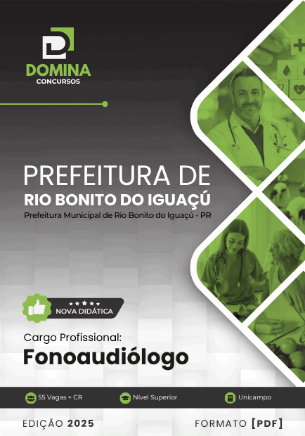 Apostila Fonoaudiólogo Rio Bonito do Iguaçú PR 2025