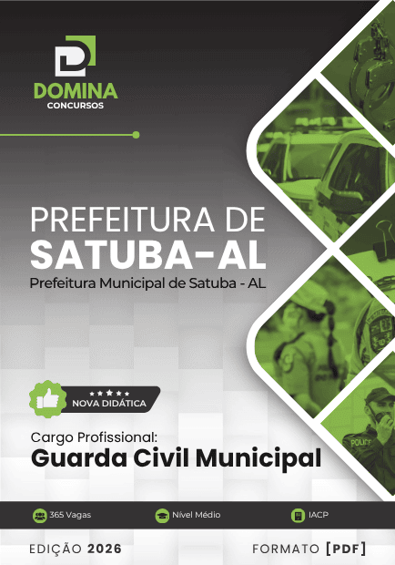 Apostila Guarda Civil Municipal Satuba AL 2026