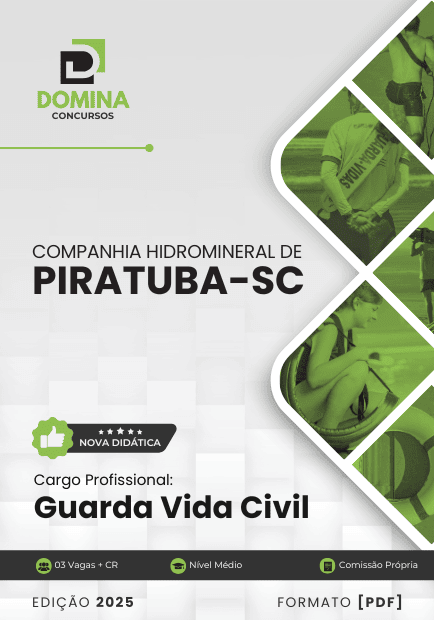 Apostila Guarda Vida Civil Companhia Hidromineral de Piratuba SC 2025