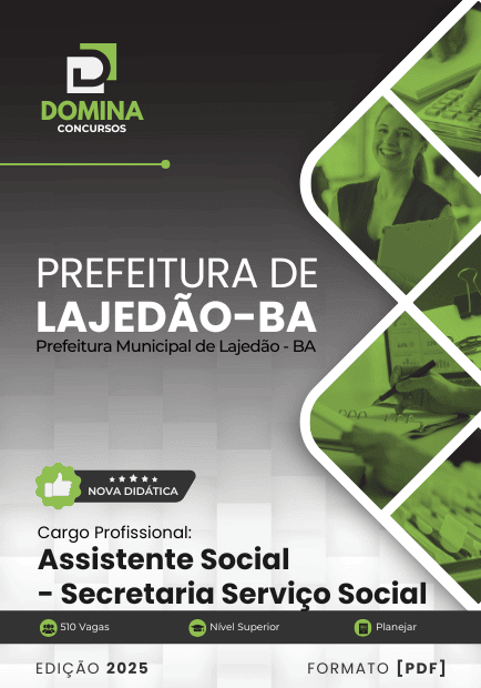 Apostila Assistente Social Secretaria de Saúde Lajedão BA 2025