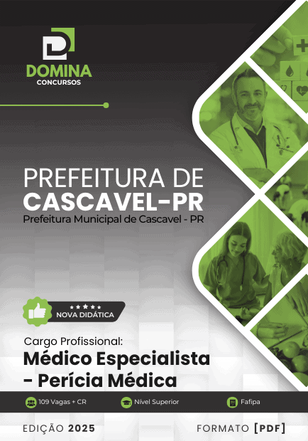 Apostila Médico Especialista Perícia Médica Cascavel PR 2025