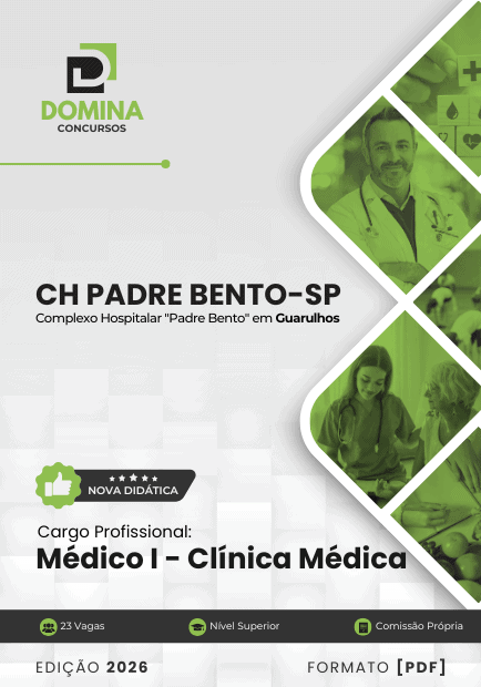 Apostila Médico Cirurgia Geral CH Padre Bento SP 2026
