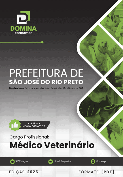Apostila Médico Veterinário São José do Rio Preto SP 2025