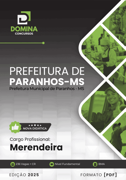 Apostila Merendeira Paranhos MS 2025