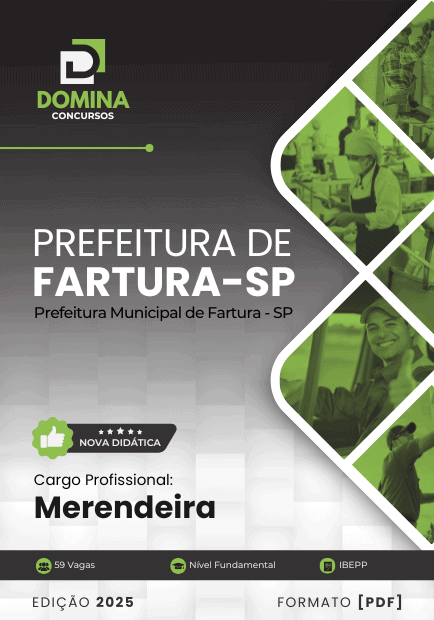 Apostila Merendeira Fartura SP 2025