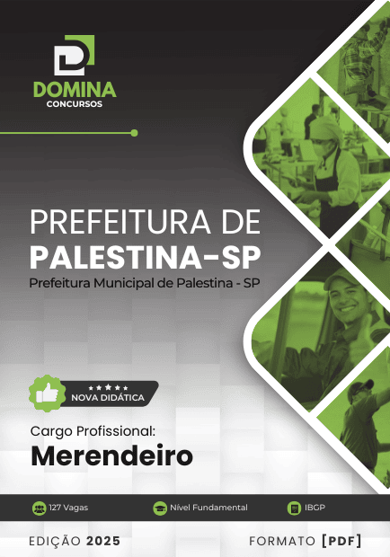 Apostila Merendeiro Palestina SP 2025