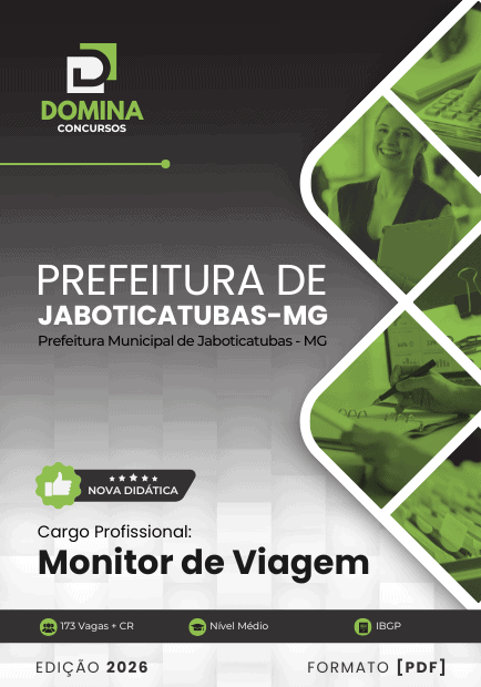 Apostila Monitor de Viagem Jaboticatubas MG 2026