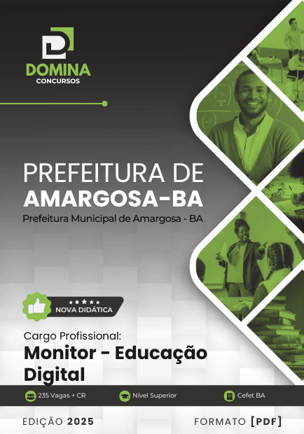 Apostila Monitor de Educação Digital Amargosa BA 2025