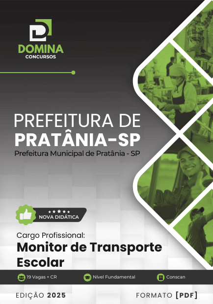 Apostila Motorista Pratânia SP 2025