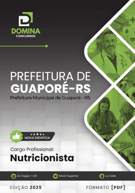Apostila Nutricionista Guaporé RS 2025