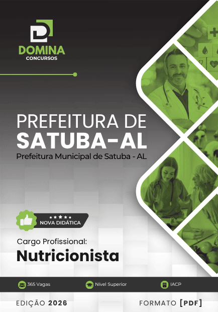 Apostila Nutricionista Satuba AL 2026