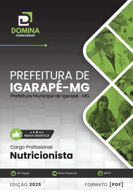 Apostila Nutricionista Igarapé MG 2025
