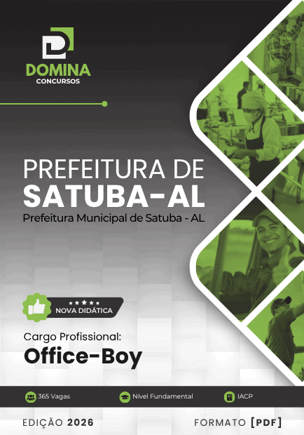 Apostila Office-Boy Satuba AL 2026