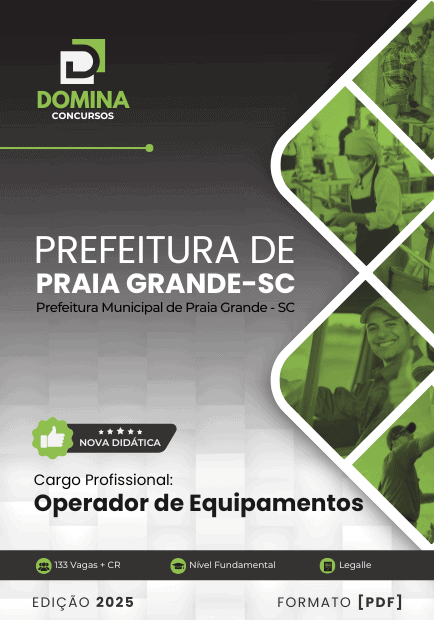 Apostila Operador de Equipamentos Praia Grande SC 2025