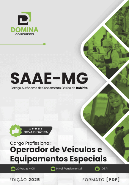 Apostila Operador de Veículos e Equipamentos Especiais SAAE Itabirito MG 2025
