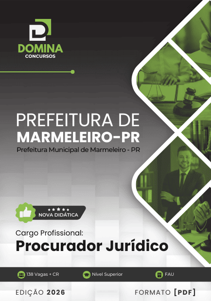 Apostila Procurador Jurídico Marmeleiro PR 2026