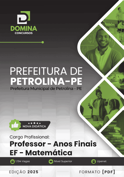 Apostila Professor Anos Finais EF Matemática Petrolina PE 2025