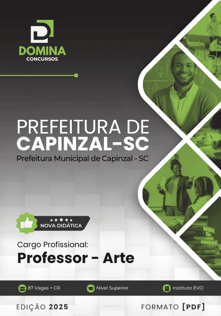 Apostila Professor Arte Capinzal SC 2025