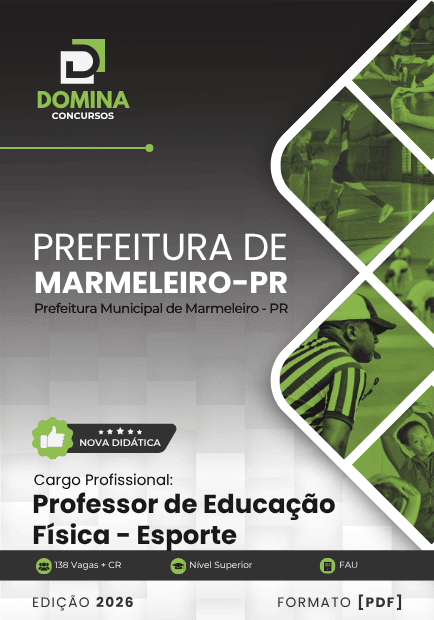 Apostila Professor de Educação Física Esporte Marmeleiro PR 2026