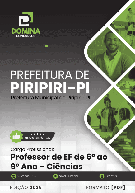Apostila Professor de Ciências Piripiri PI 2025